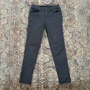 Lululemon Men's Grey Stretch Slim Cut Work Pants - 28